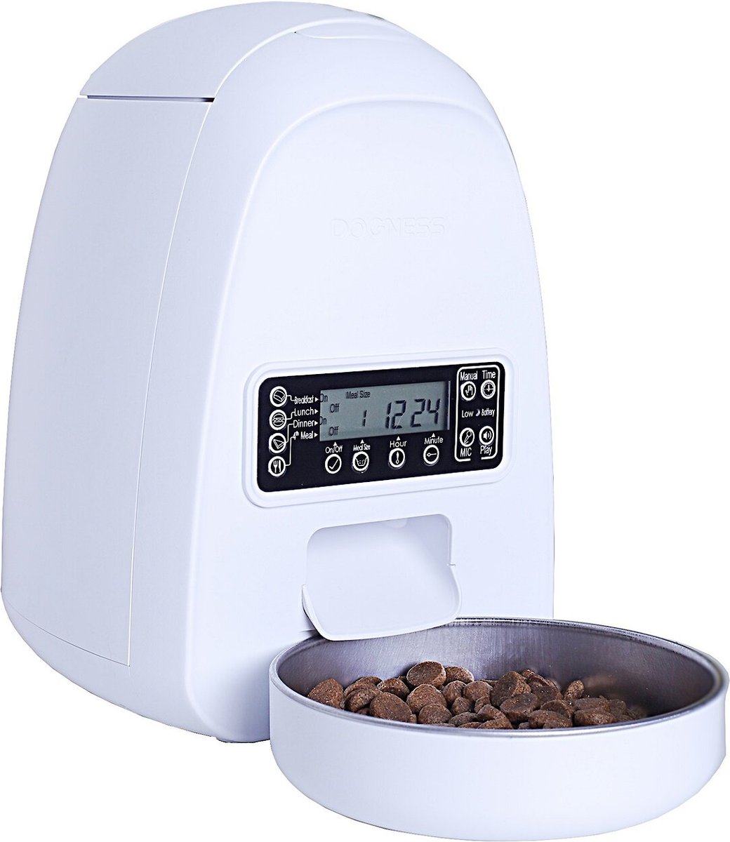 DOGNESS Mini Programmable Automatic Dog and Cat Feeder