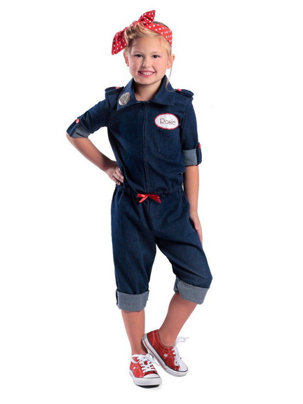 Ruby Slipper Sales 410322 Girls Rosie the Riveter ...