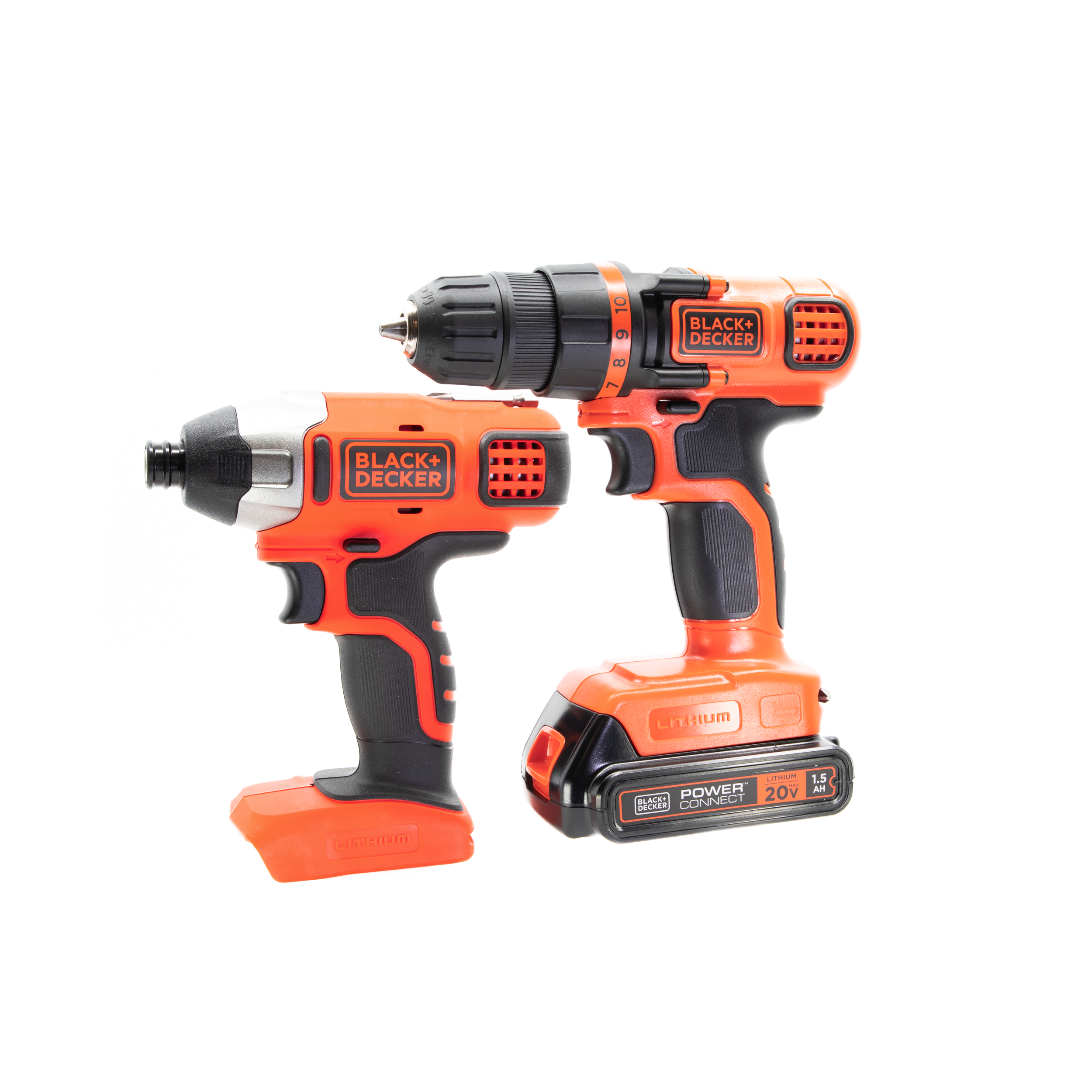 20V MAX* Cordless Drill and Impact Driver, Power Tool Combo Kit with Battery and Charger