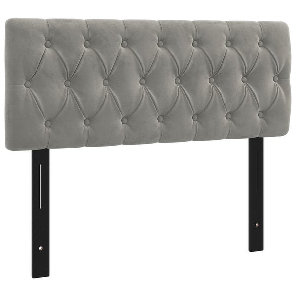 vidaXL Headboard Light/Dark Gray 39.4