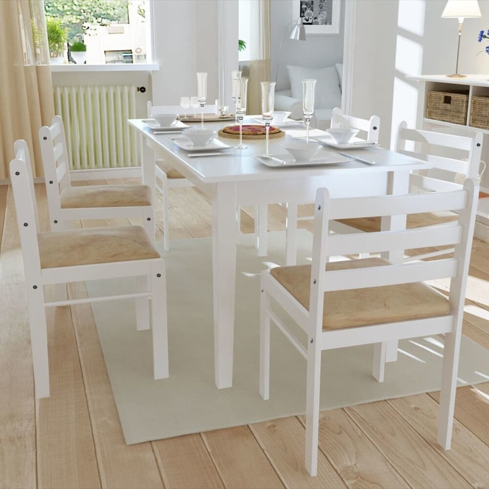 2/4/6 pcs Wooden Dining Chairs Square 2 Colours Selectable   17.3\