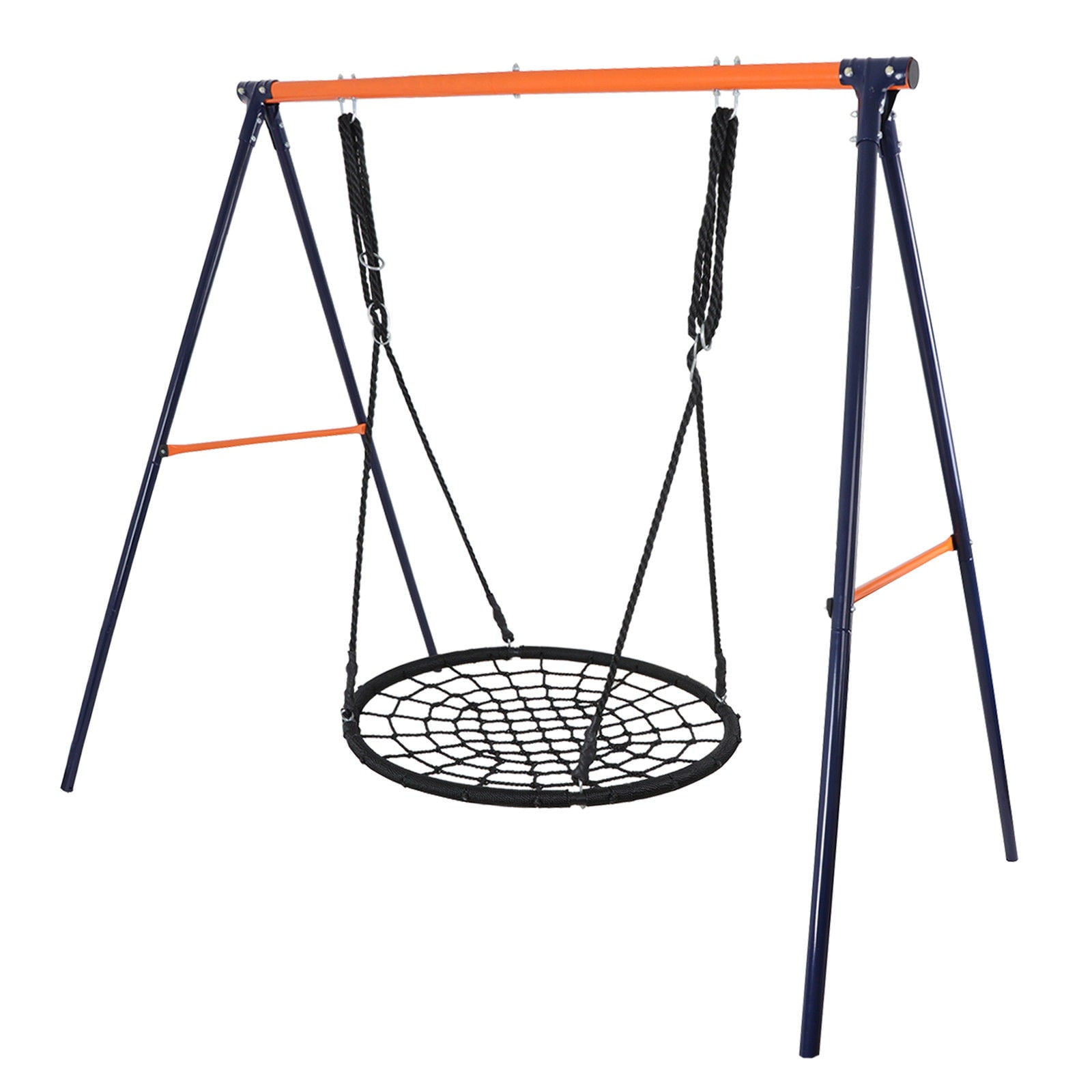 ZENY Backyard Swing Stand Set and 40'' Web Tree Spider Swing Set