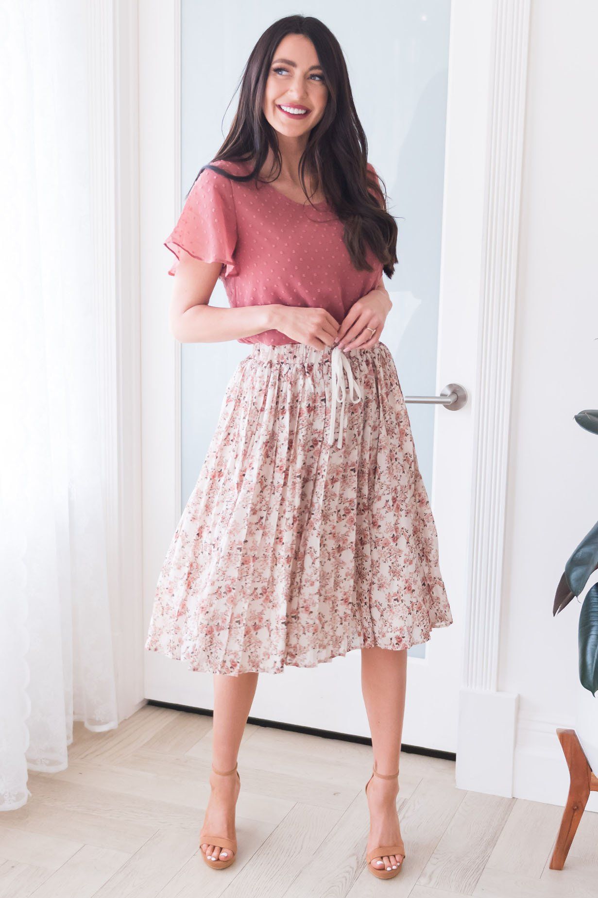 Last Minute Modest Pleat Skirt