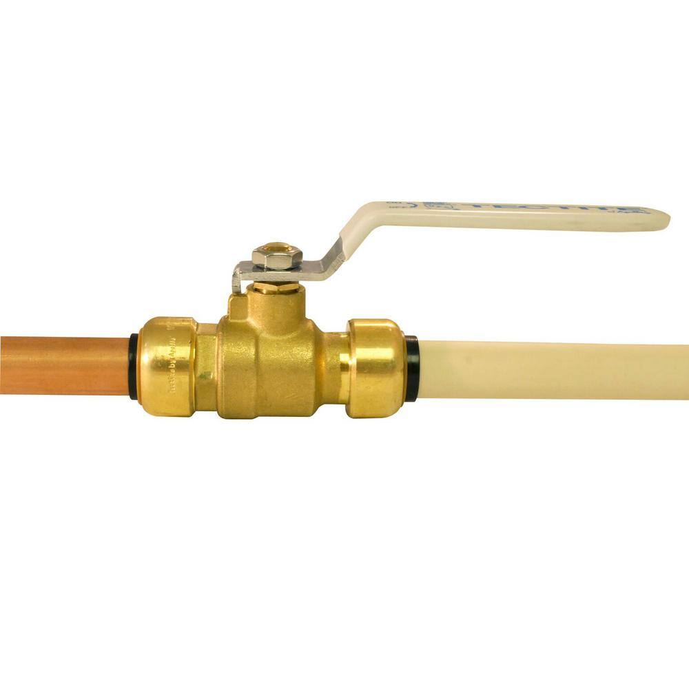 Tectite 12 in. Brass Push-to-Connect Ball Valve FSBBV12