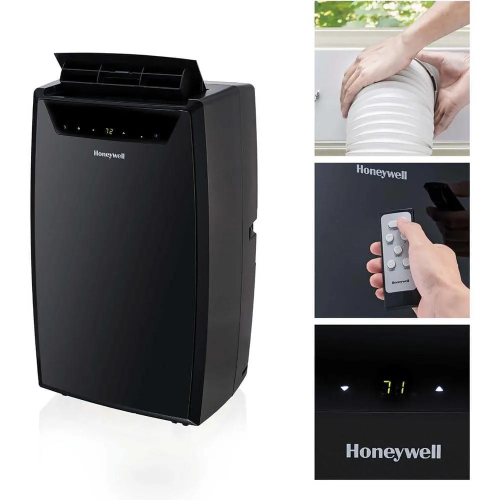 Honeywell 14000 BTU (10,000 BTU DOE) Portable Air Conditioner with Dehumidifier in Black MN4CFSBB0