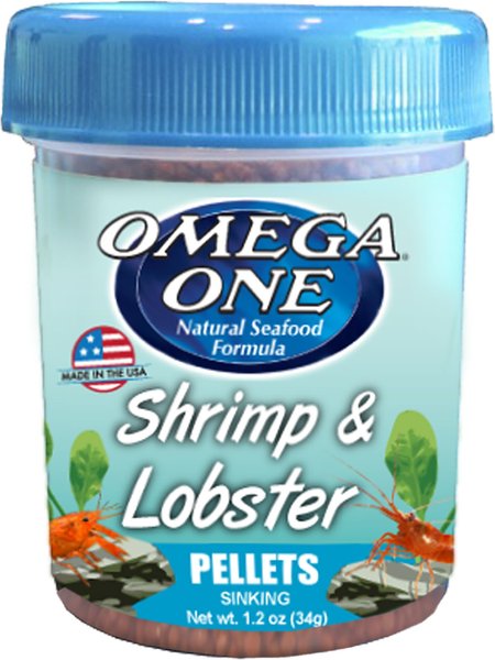 Omega One Shrimp and Lobster Pellets Sinking Crustacean Food