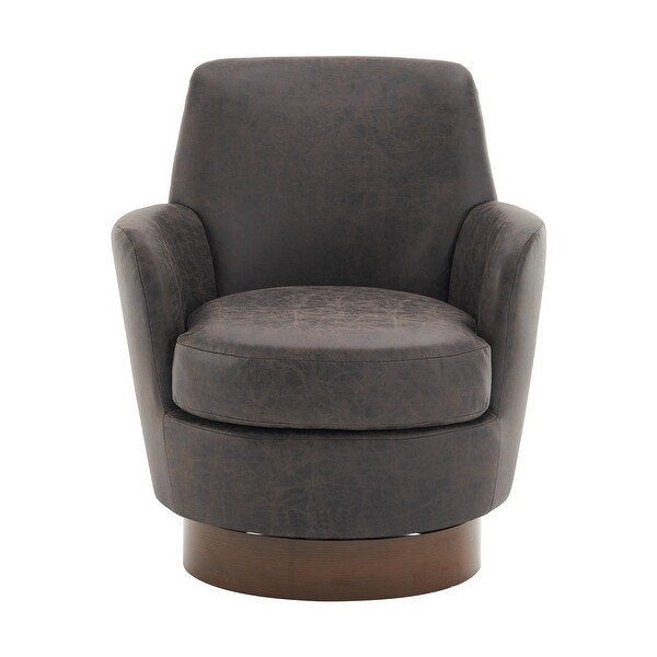 Velvet Swivel Barrel Chair，Swivel Accent Chairs Armchair for Living Room