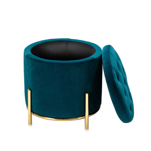 Claribel Tufted Storage Ottoman