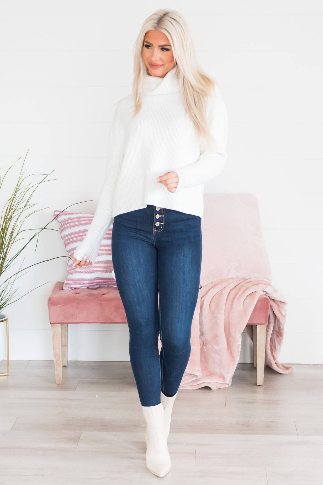 Barely Basic Modest Sweater