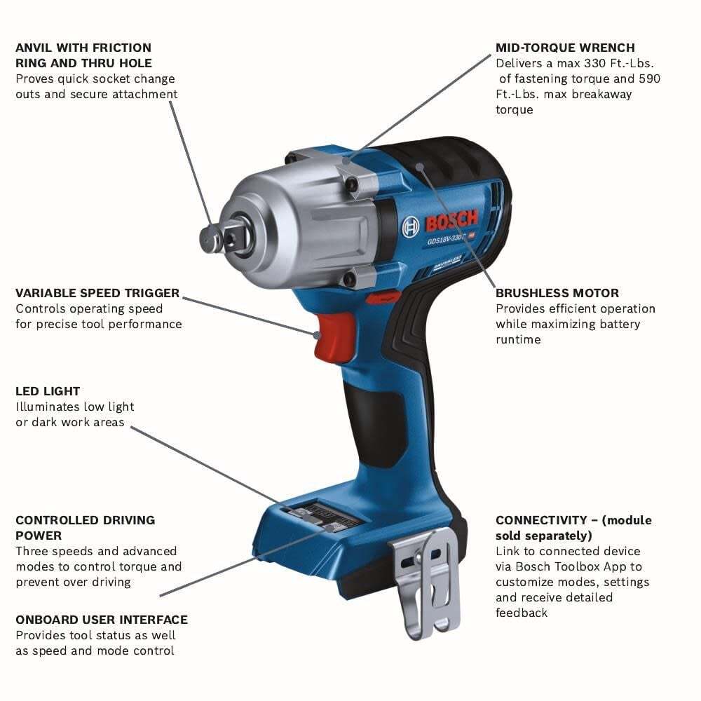 Bosch 18V 1/2