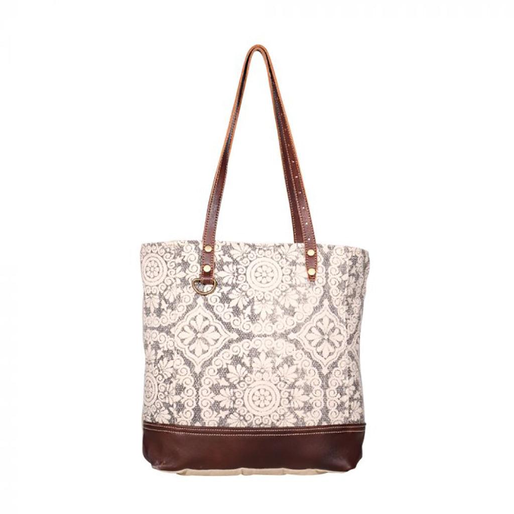 Myra Bag  Geometric Tote Bag