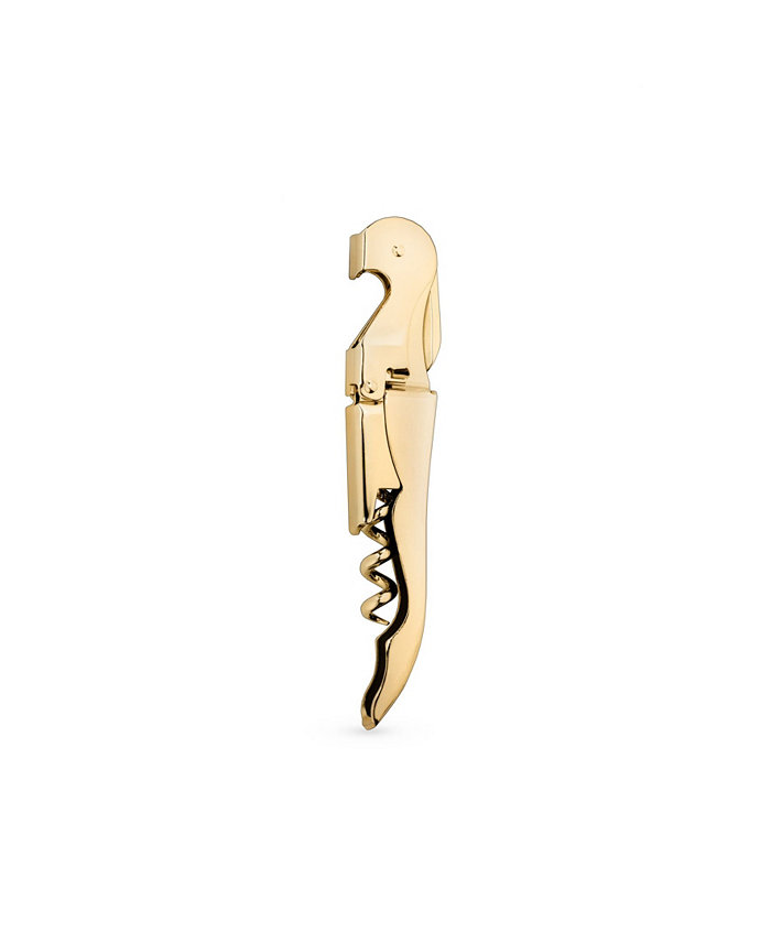 Viski 24k Gold Plated Signature Double Hinged Corkscrew