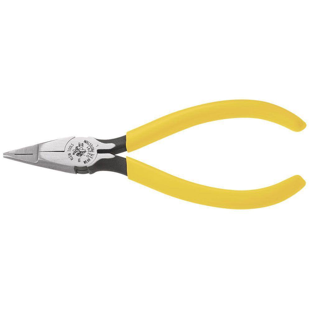 Klein Tools 6 in. Long Nose Telephone Work Stripping Pliers D2291