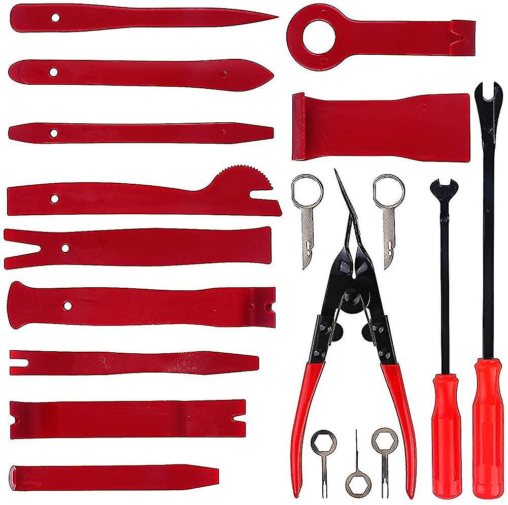 Auto Car Opening Repair Tools Set， Pry Disassembly Tool Interior Door Clip Panel Trim Dashboard Removal