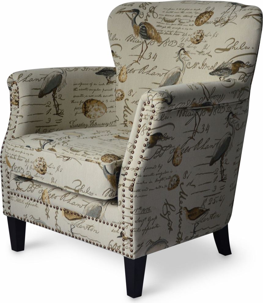 Phoebe Accent Chair   Beach Style   Armchairs And Accent Chairs   by HedgeApple  Houzz