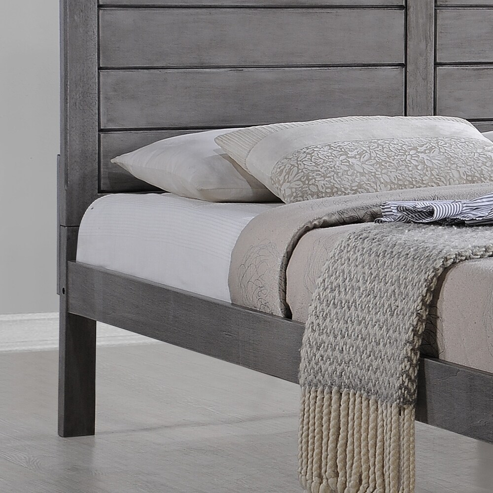 Darlin Rustic Queen size Wood Platform Bed by Christopher Knight Home