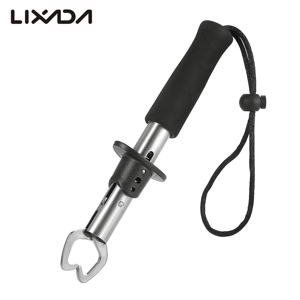 Lixada Portable Stainless Steel Fish Lip Grip Fishing Grabber Strong Professional Fishing Gripper Trigger For Fisherman No.199488