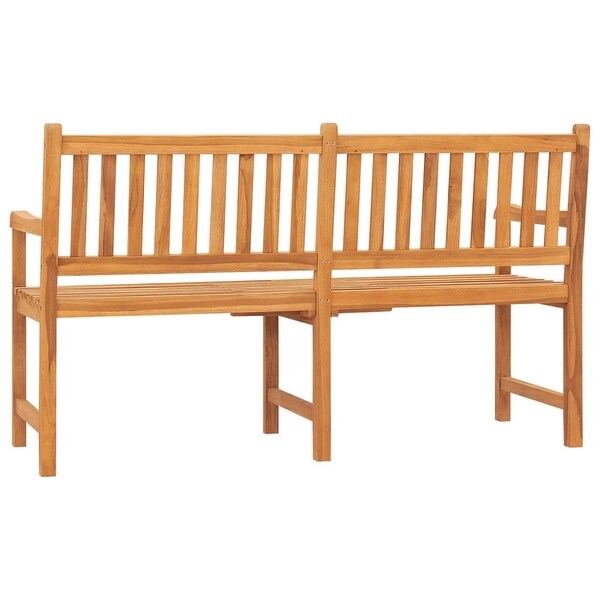 3-Seater Patio Bench with Table 59.1