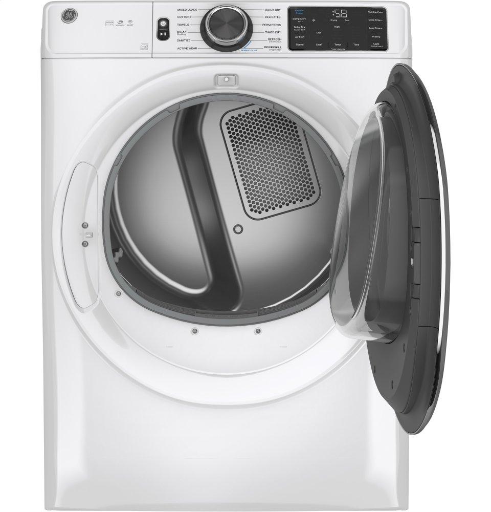 Ge Appliances GFD65ESSNWW Ge® 7.8 Cu. Ft. Capacity Smart Front Load Electric Dryer With Steam And Sanitize Cycle