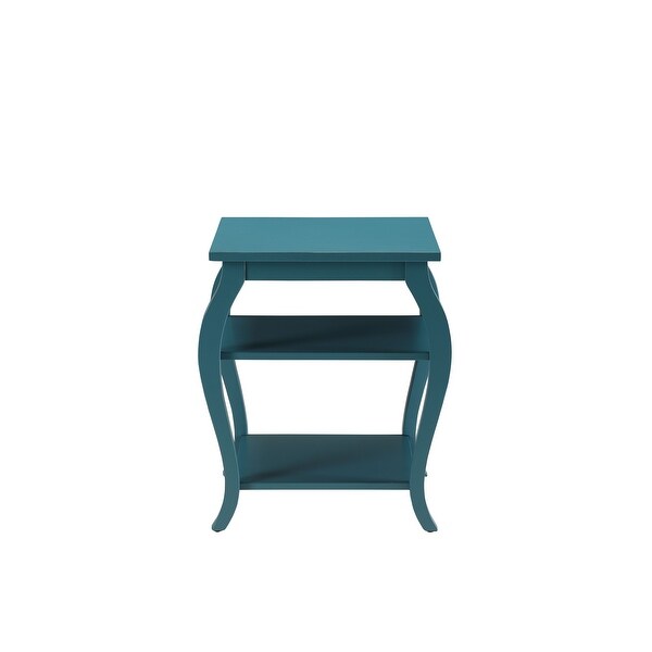 Pop of Color Bow Leg End or Side Table