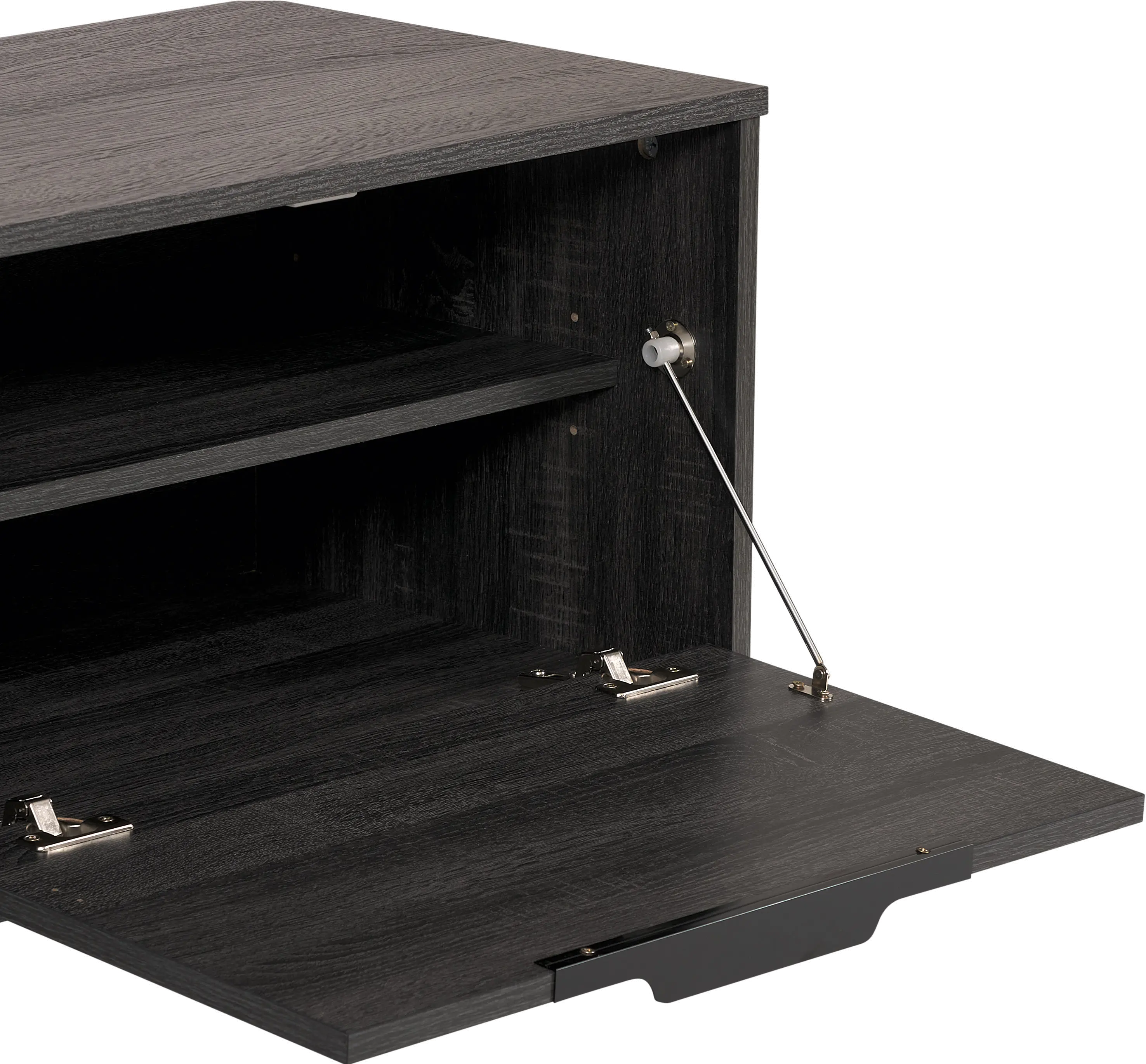 Cole Gray TV Stand with Storage