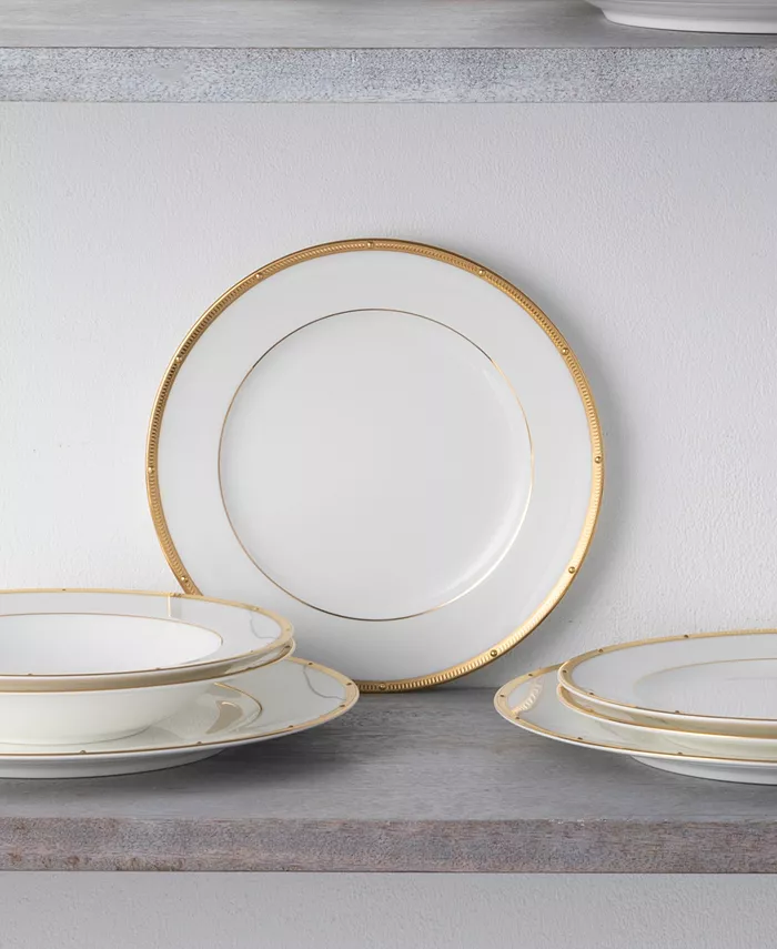 Noritake Rochelle Gold Set of 4 Salad Plates Service For 4