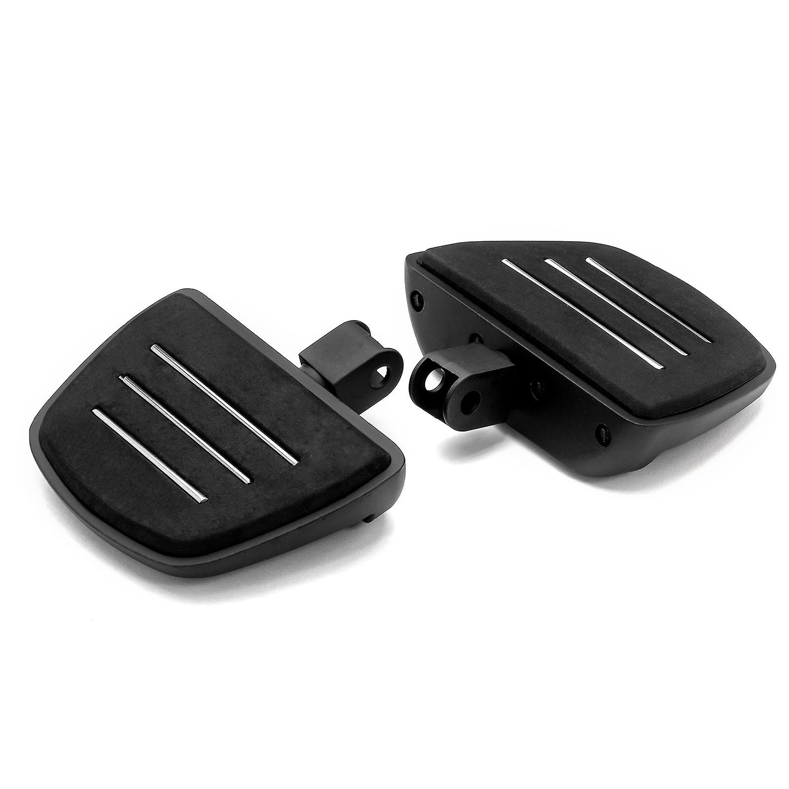 Black Mini Board Floorboards Footpegs Compatible with Honda Shadow Phantom 750 2000-2019 (Front Only)