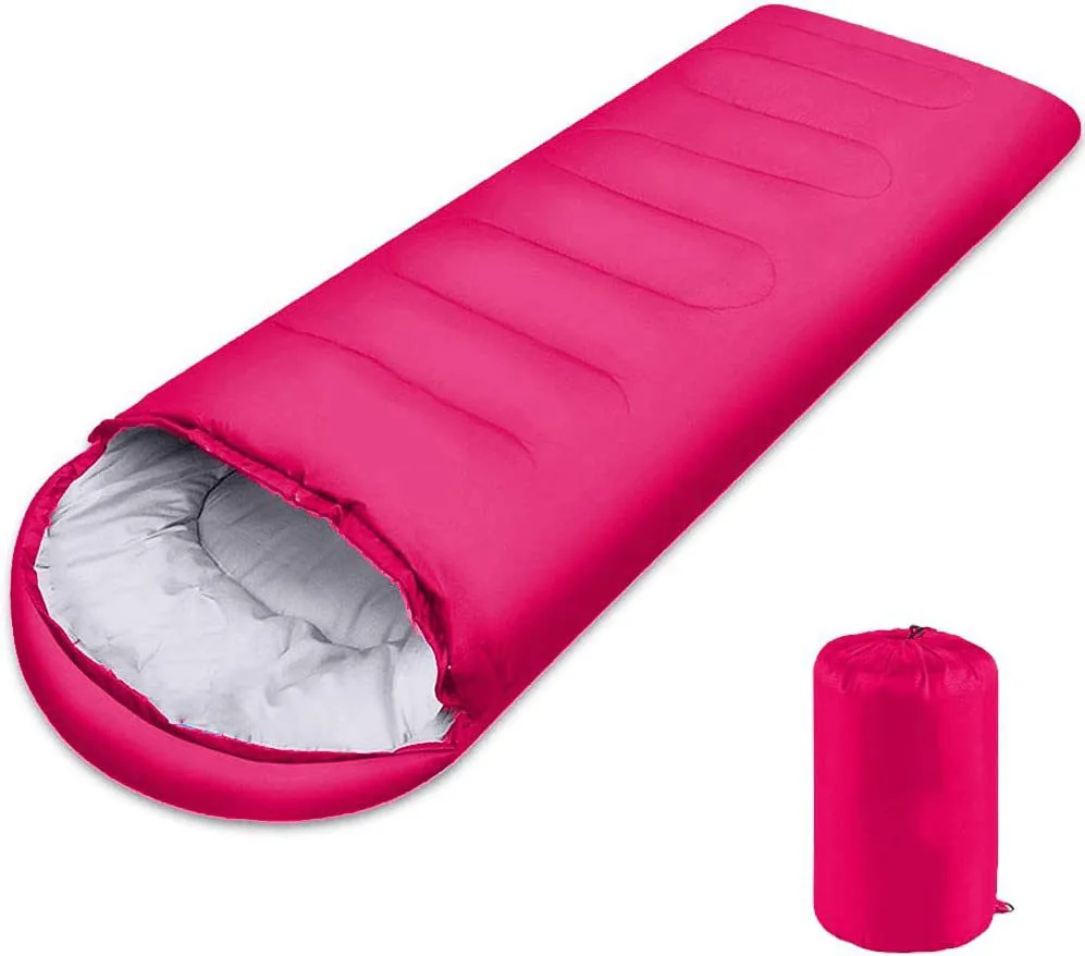 Waterproof Windproof Envelope Sleeping Bag with Compression Camping Gear for Outdoor sleeping bag