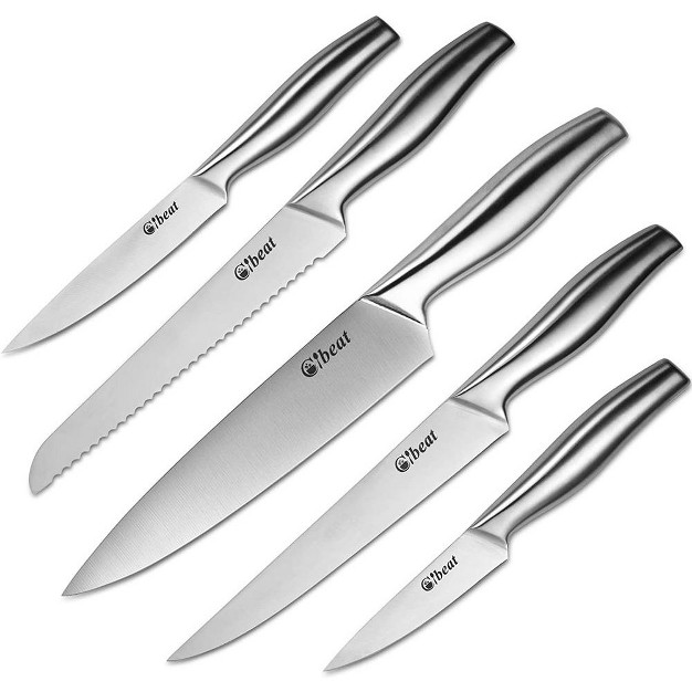 5pcs Kitchen Knife Set Stainless Steel Chef Knife Set