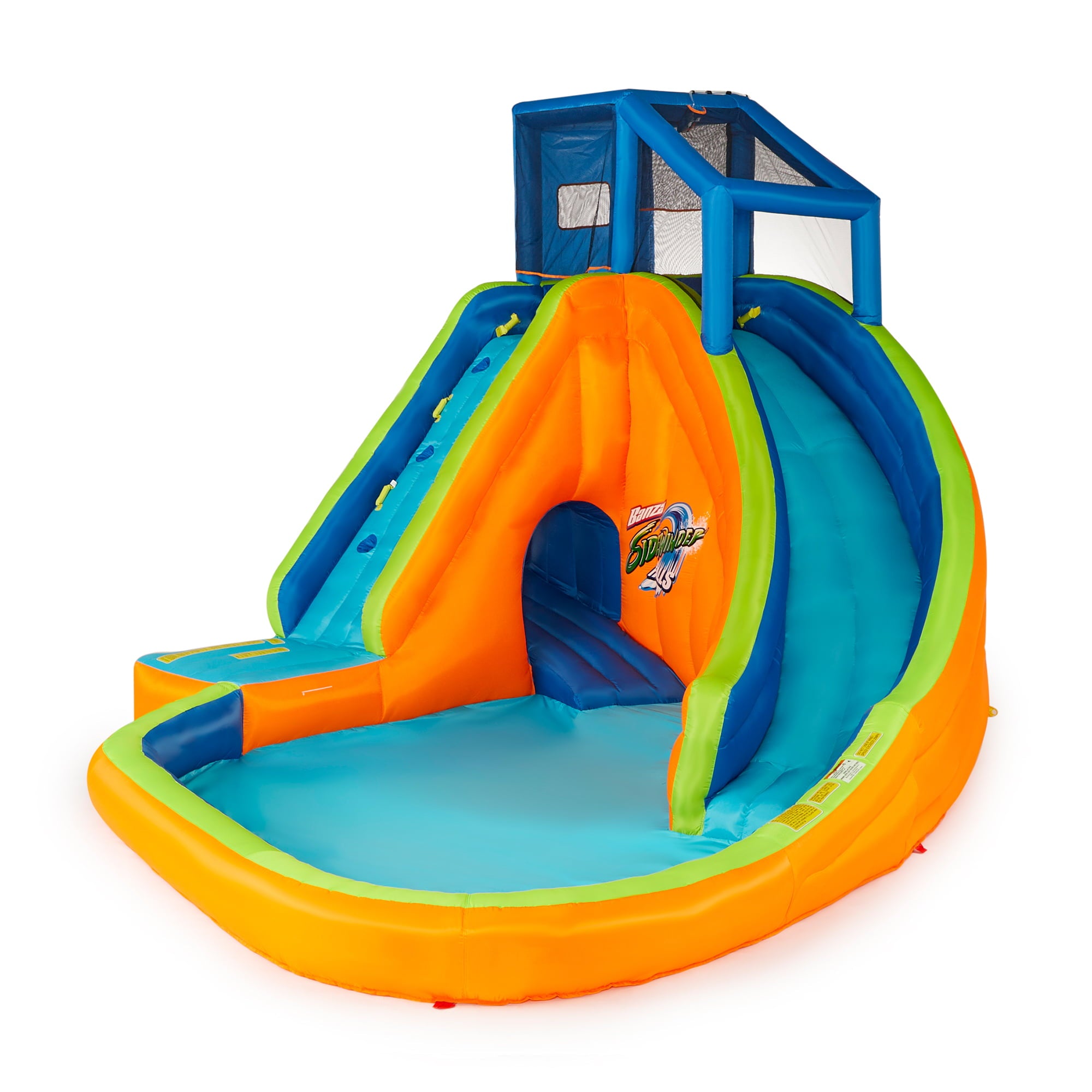 Banzai Sidewinder Falls Inflatable Outdoor Adventure Water Park Swim Pool