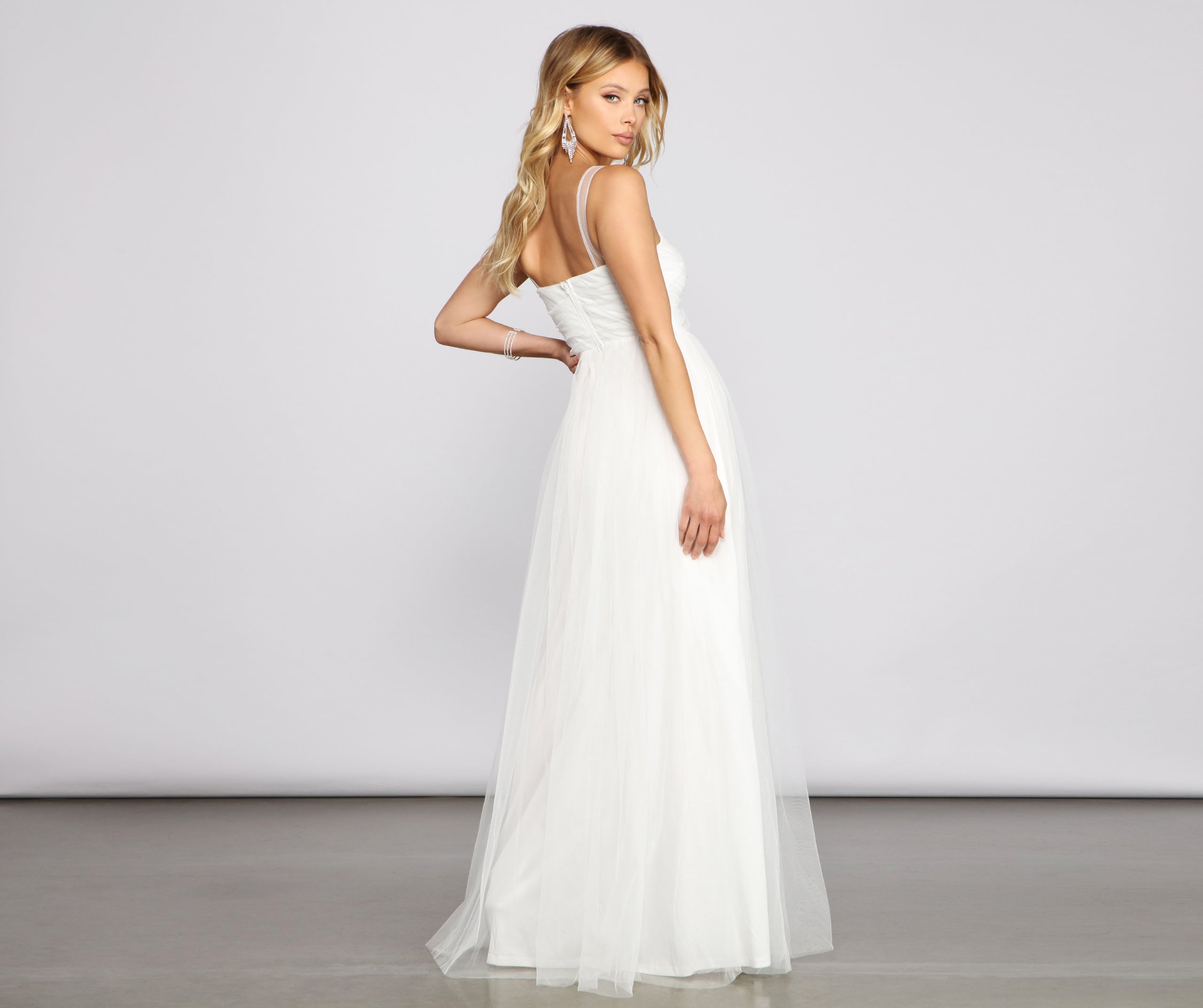 Kylunda Formal Tulle A-Line Dress