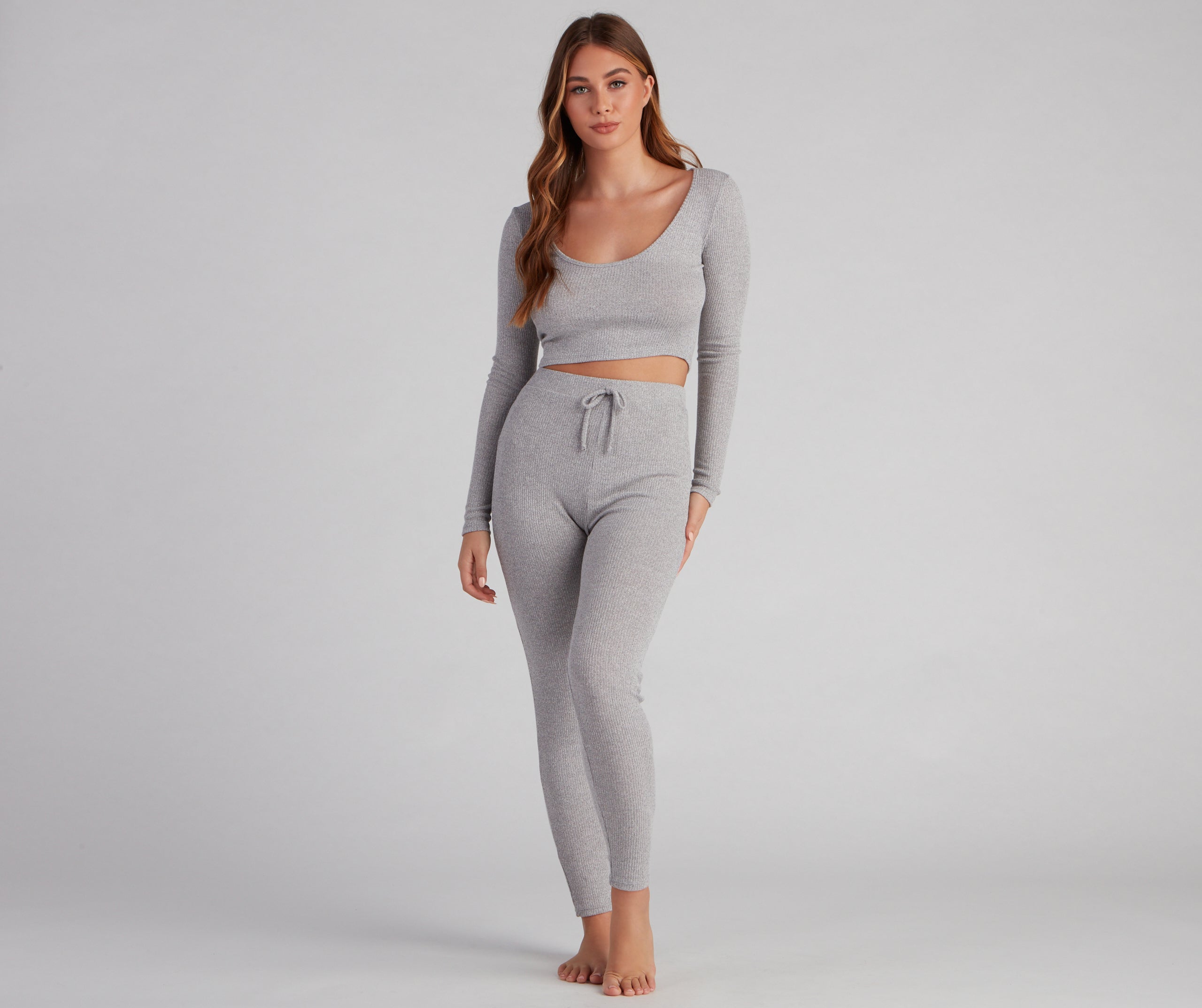 Lazy Daze Scoop Neck Pajama Top