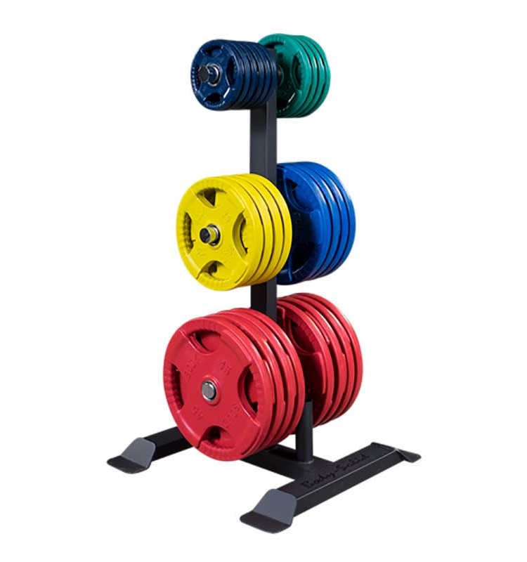 Body-Solid Olympic Weight Plate Tree and Bar Holder