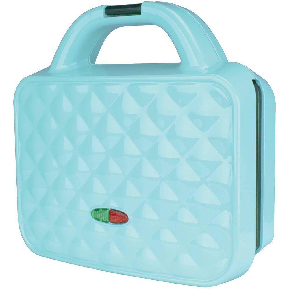 Brentwood Couture Purse Blue Nonstick Dual Waffle Maker TS-239BL