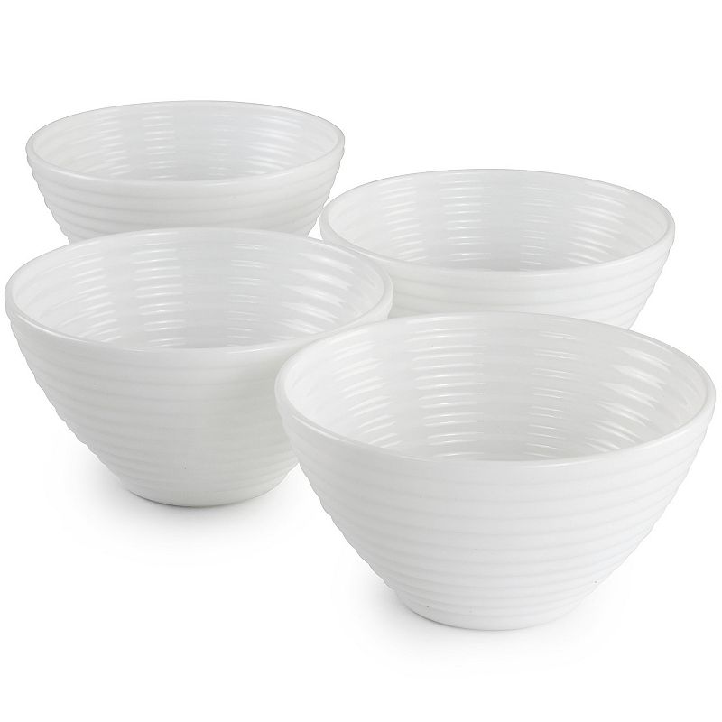 Gibson Ultra Patio 4 Piece Tempered Opal Glass Dessert Bowl Set