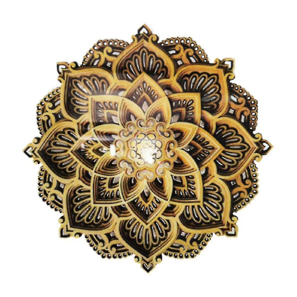 Mandala Yoga Room Led Night Light Multilayered Carved Elegant Wall Decor Lamp