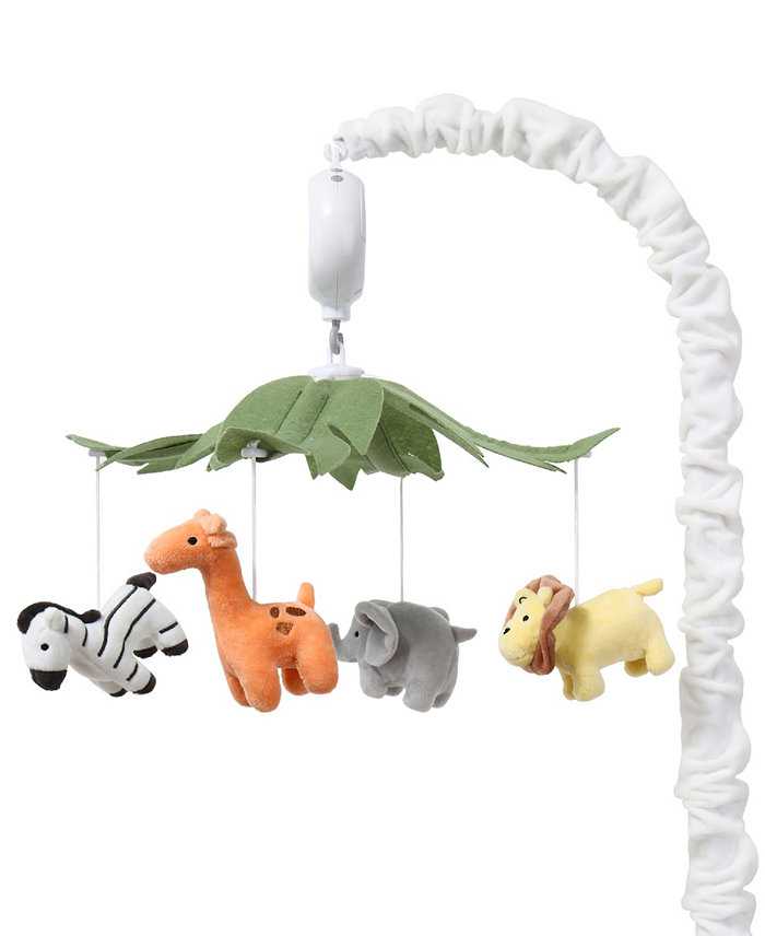 The Peanutshell Safari Animals Musical Mobile