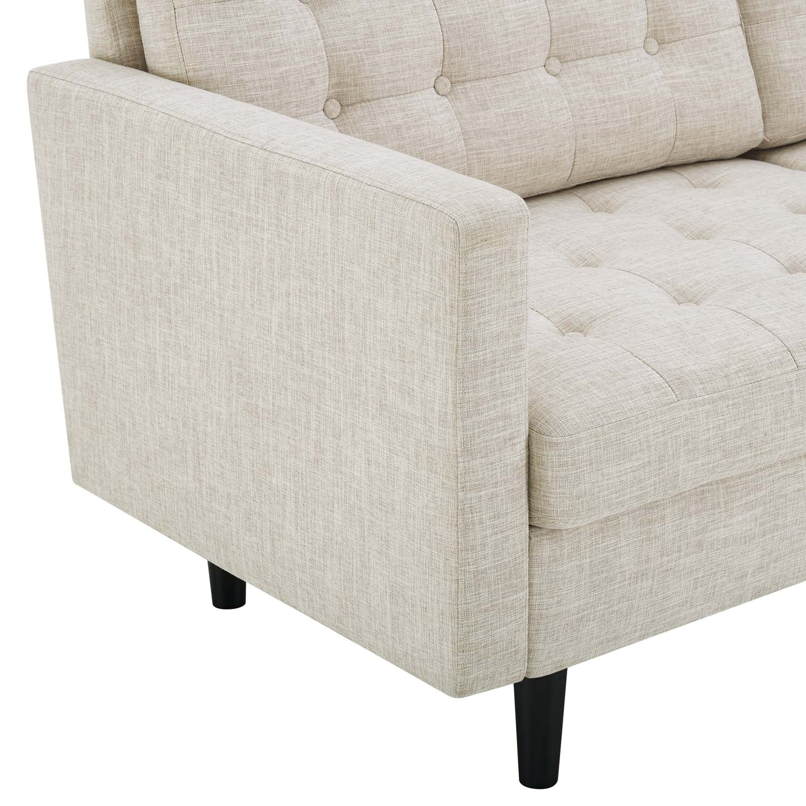 Exalt Tufted Fabric Sofa-EEI-4445