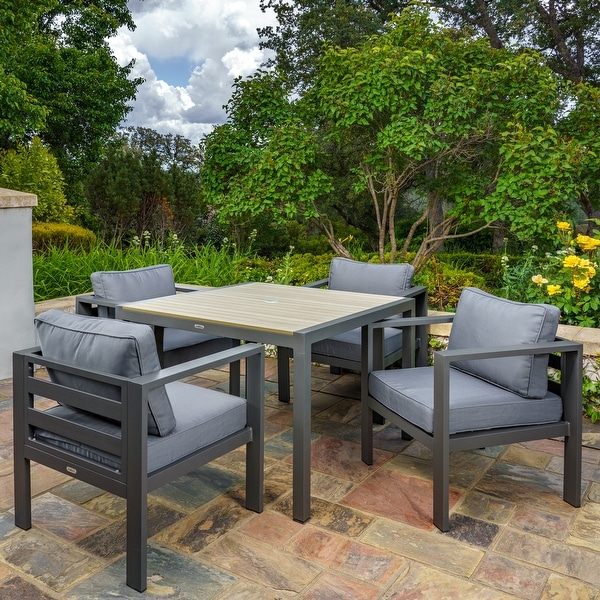 Lakeview Aluminum Outdoor Dining Set (5Piece)