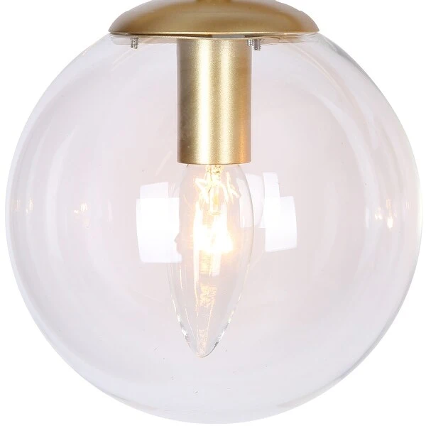 Modern Gold 4/ 3-light Bathroom Vanity Lights Glass Globe Wall Sconces