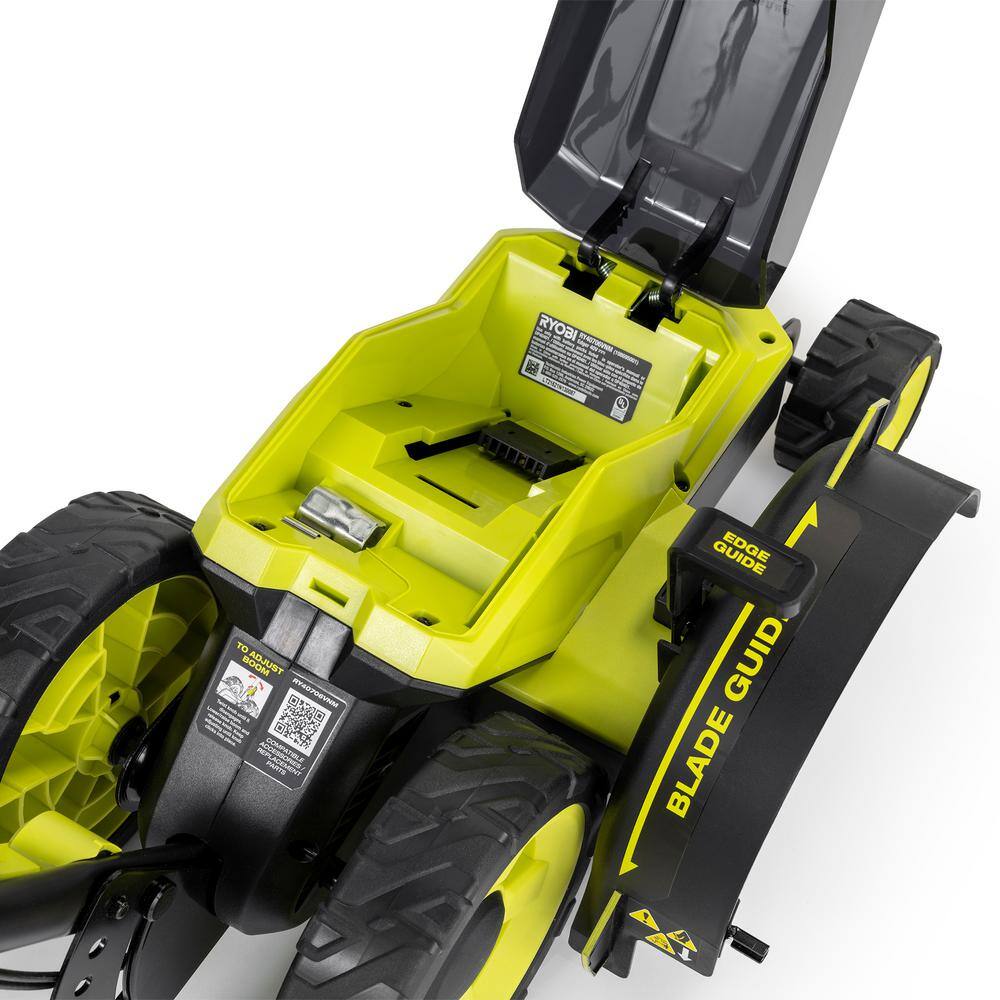 RYOBI 40V HP Brushless 9 in. Edger w Extra Edger Blade 4.0 Ah Battery and Charger RY40760-AC