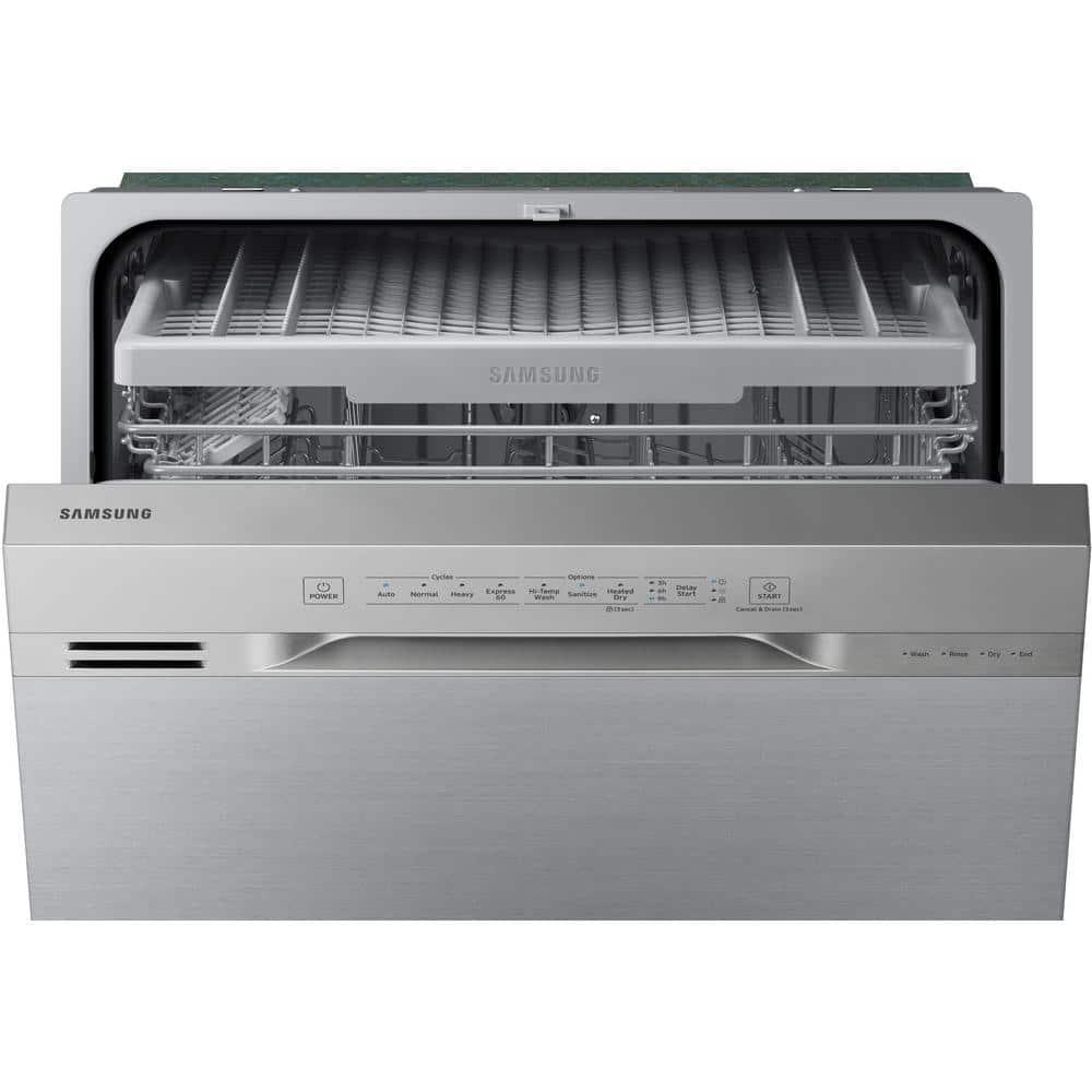  24 in Front Control Dishwasher in Stainless Steel with 3rd Rack 51 dBA