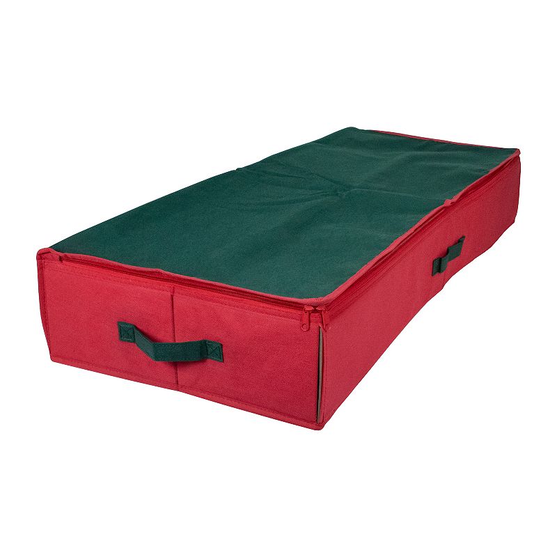 Northlight Red Green Christmas Decoration Storage Bag