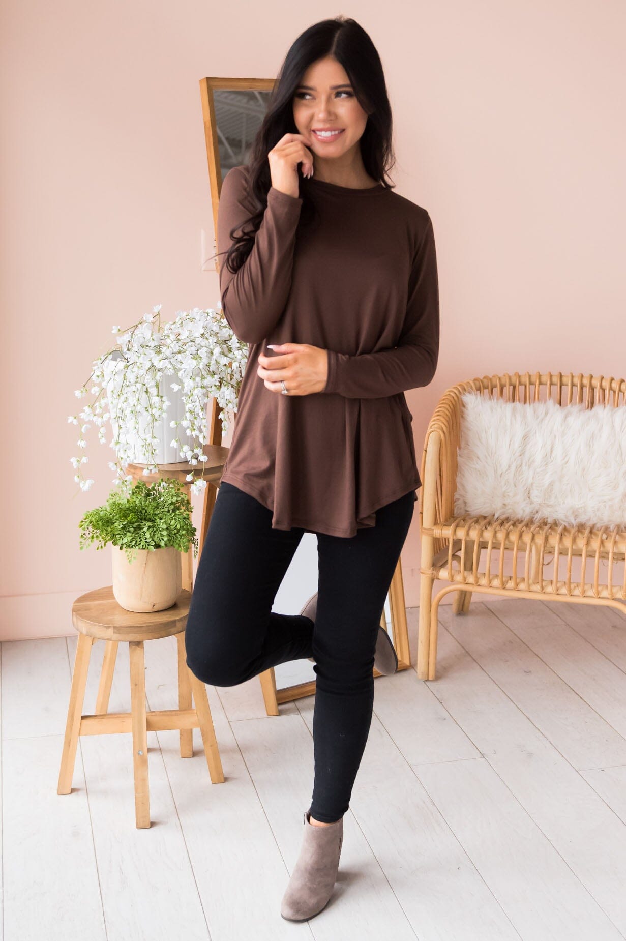 Perfect Match Modest Long Sleeve Top