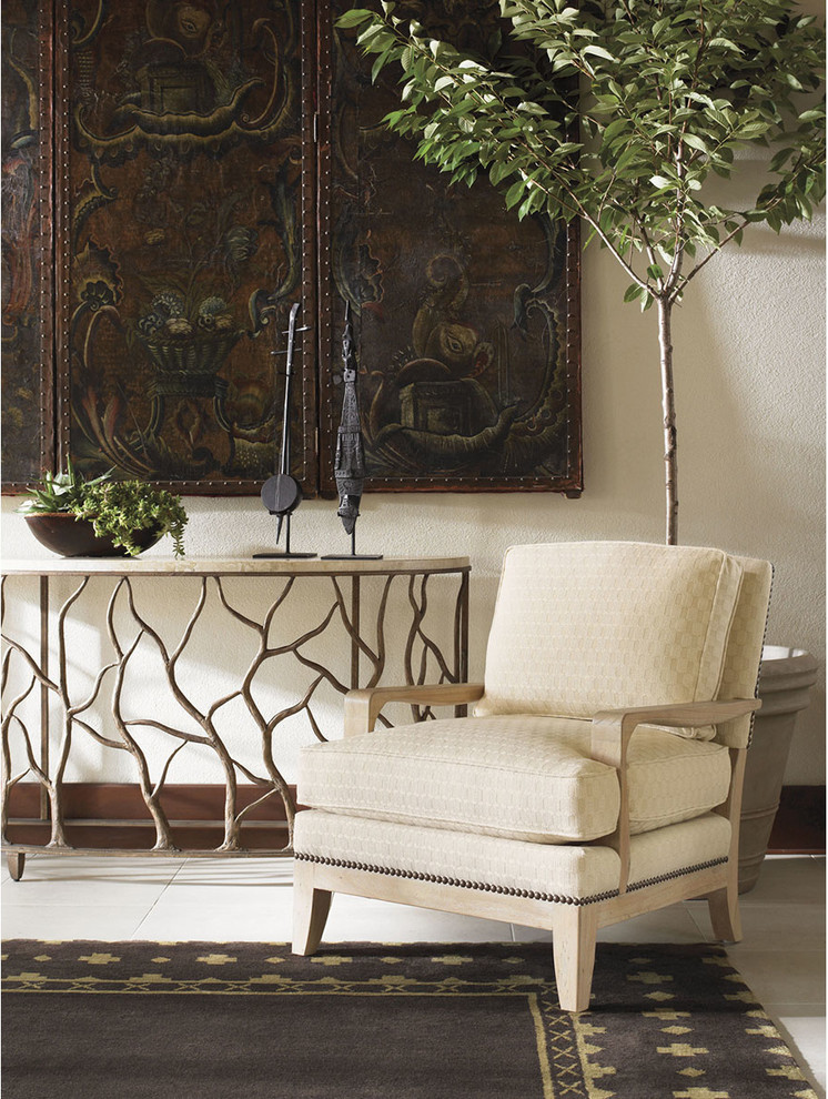 Tommy Bahama Road To Canberra Bannister Garden Console Table   Contemporary   Console Tables   by Benjamin Rugs and Furniture  Houzz