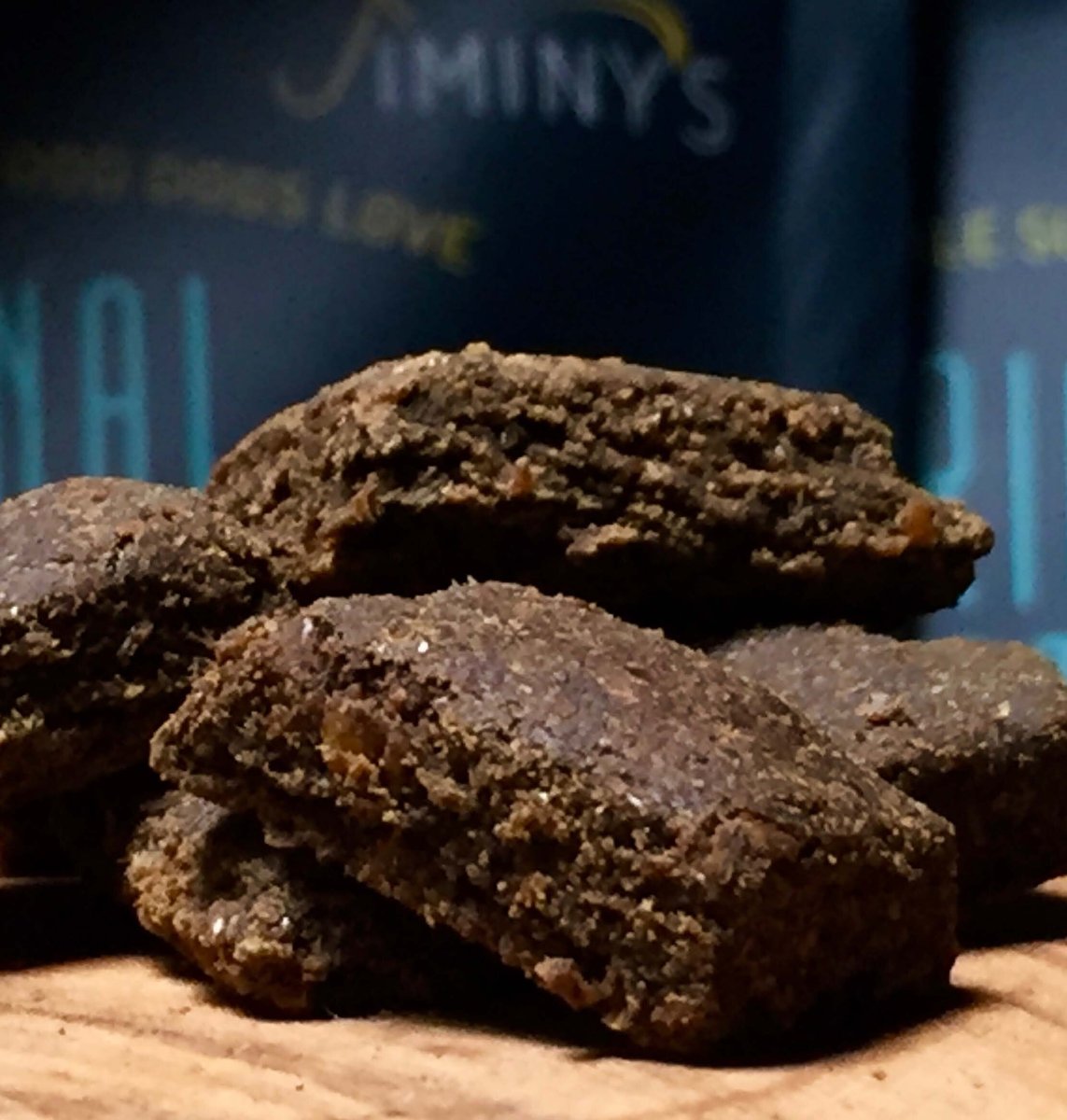 Jiminy's Grain-Free Cricket Cookie Peanut Butter and Blueberry Recipe Dog Treats