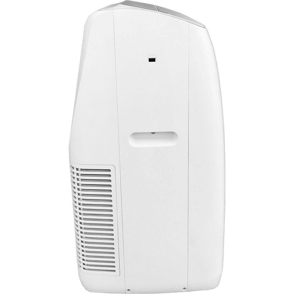 Arctic Wind 14000 BTU 10000 BTU DOE Portable Air Conditioner with Wheels 550 Sq. Ft. LED Display Auto Restart 3-Speeds in White 2AP14000A