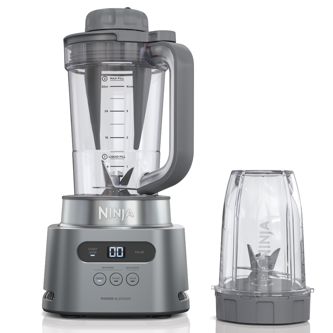 Ninja TWISTi， HIGH-SPEED Blender DUO 3 Preset Auto-iQ Programs， 34 oz. Pitcher Capacity， SS150