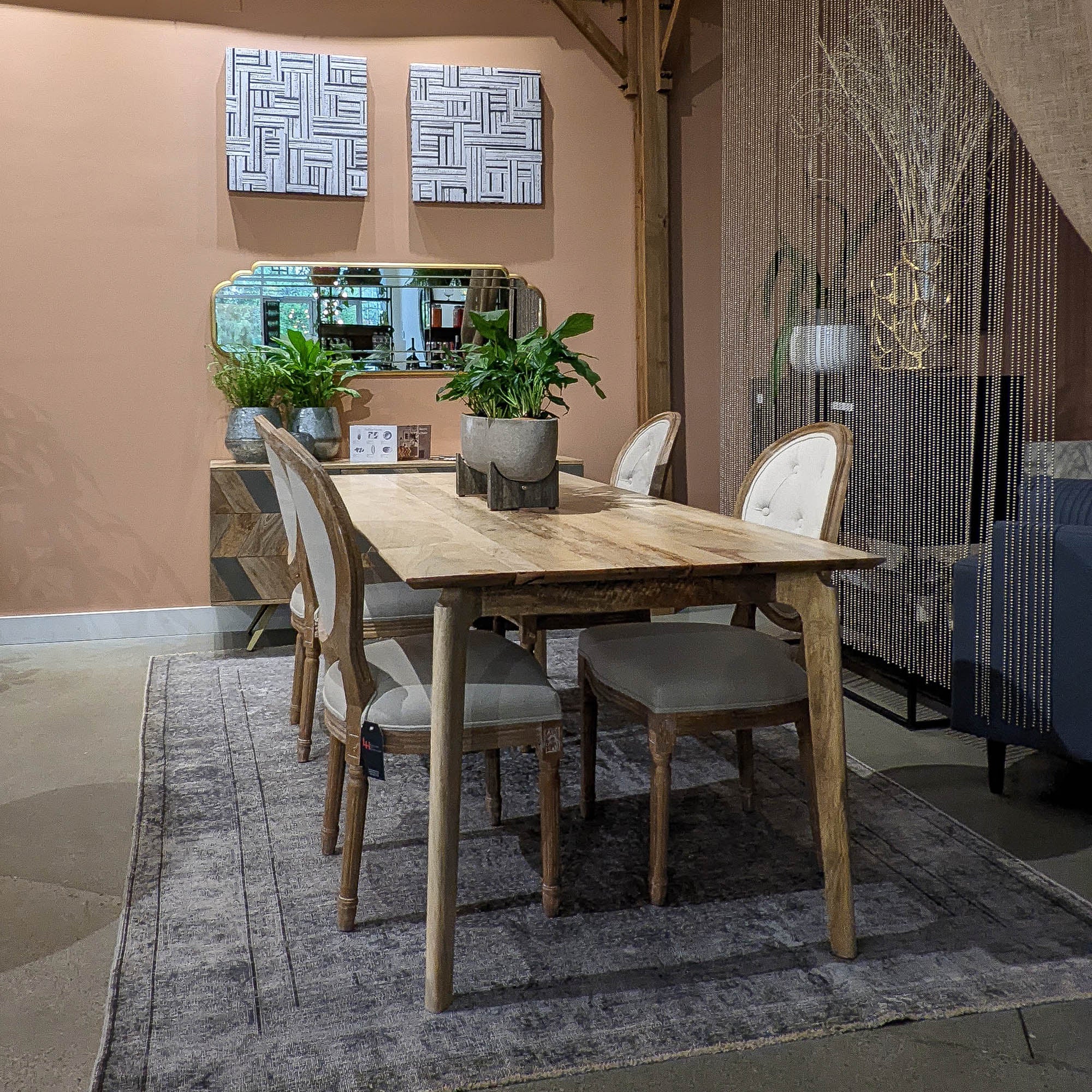 Kenzo Dining Table Small 60” – Natural