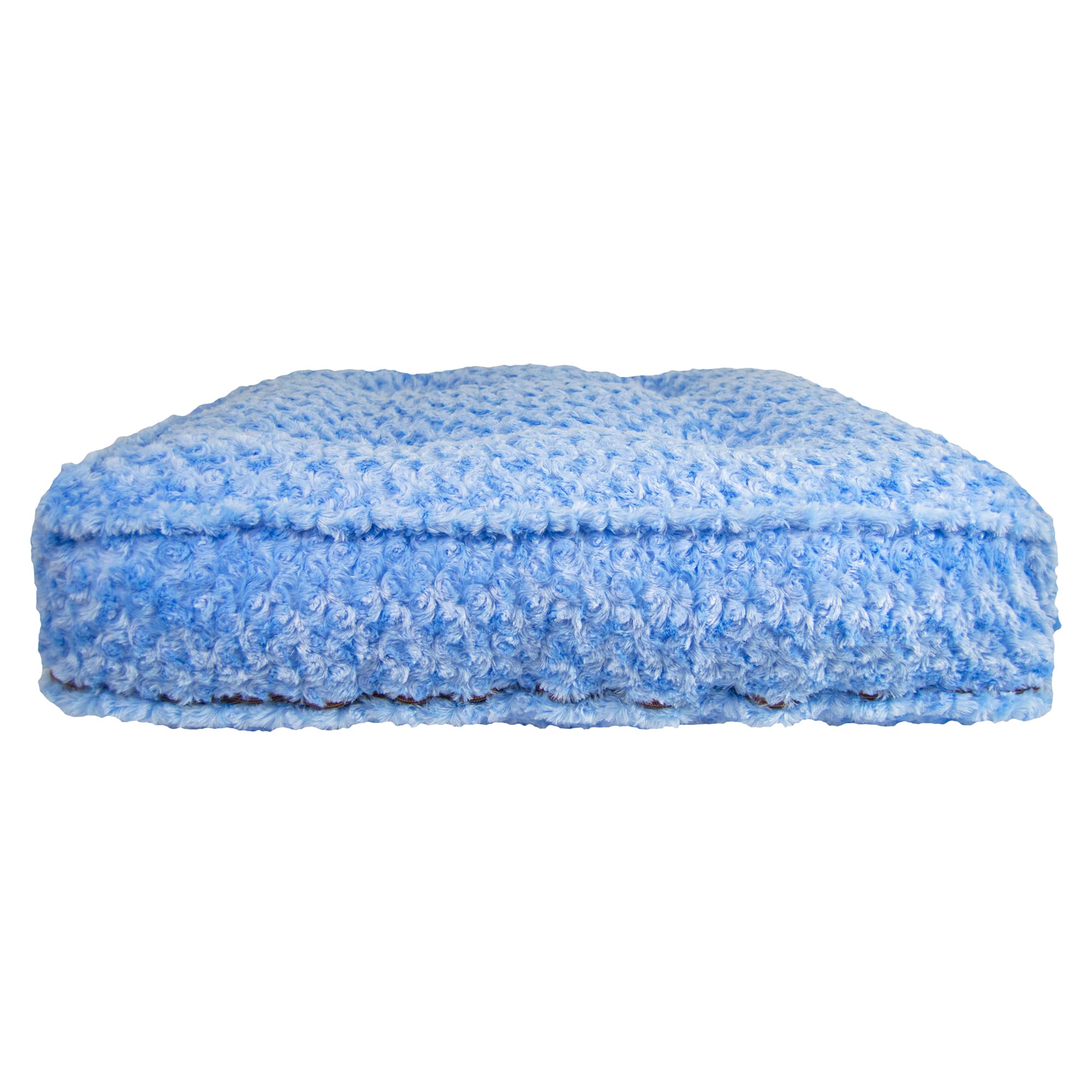 Bessie and Barnie Blue Sky Luxury Extra Plush Faux Fur Rectangle Dog Bed， 28